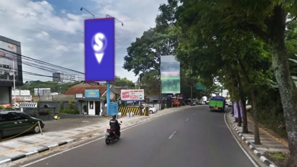Sewa Billboard Bandung di Jl. Setiabudi dengan trafik tinggi dan lokasi strategis