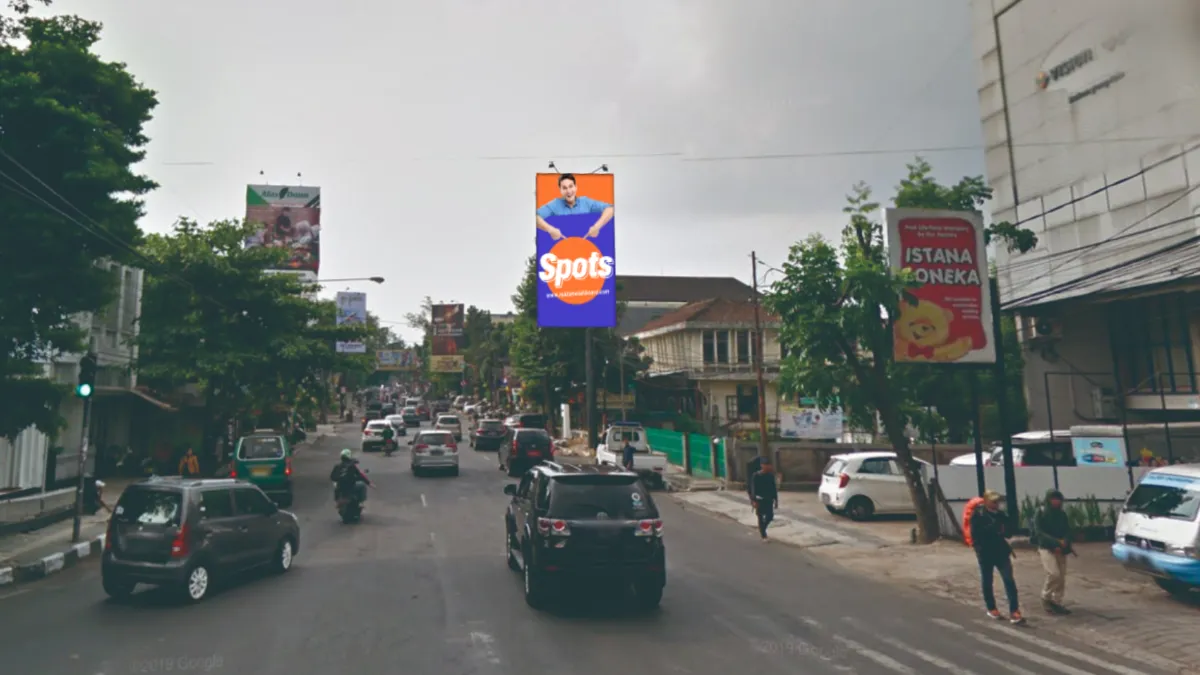 Sewa Billboard Bandung di Jl. Sunda dengan trafik tinggi dan visibilitas sempurna