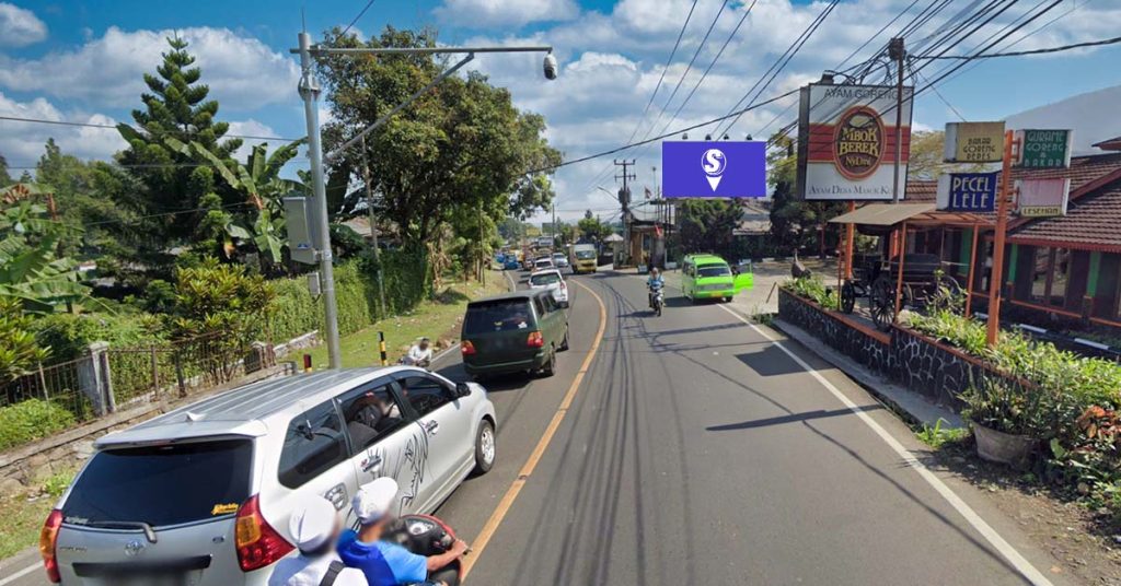 Sewa Billboard Cianjur - Jl Raya Puncak, RM Mbok Berek