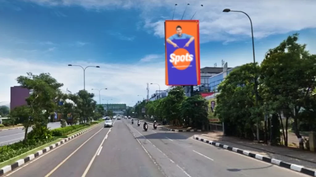 Sewa Billboard Bekasi - Jl. Jendral A. Yani (Depan DPP Golkar) Menuju Sumarecon