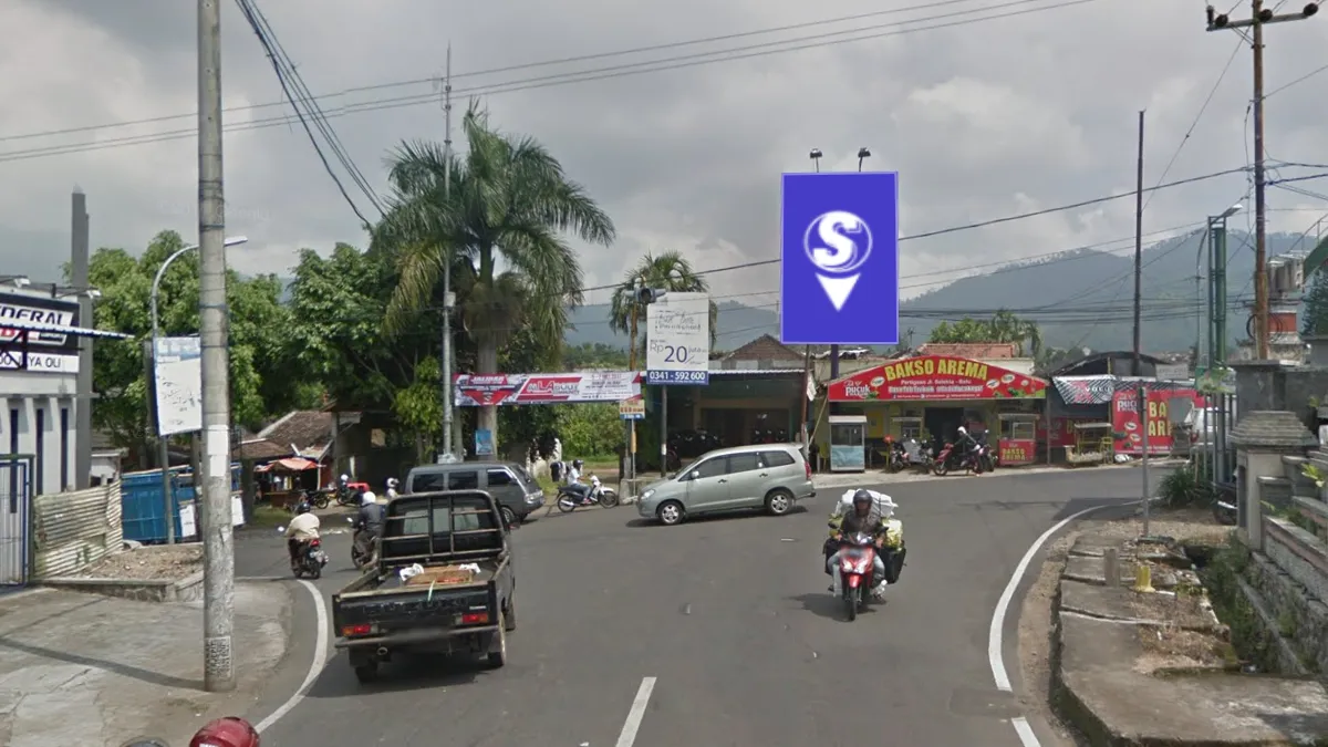 Sewa Billboard Spots di Malang di Jl. Brantas Pertigaan Bendo