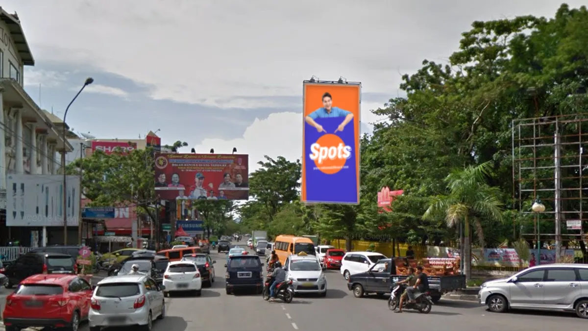 Sewa Billboard Padang: Jl Diponegoro (Mulia Plaza Elektro)