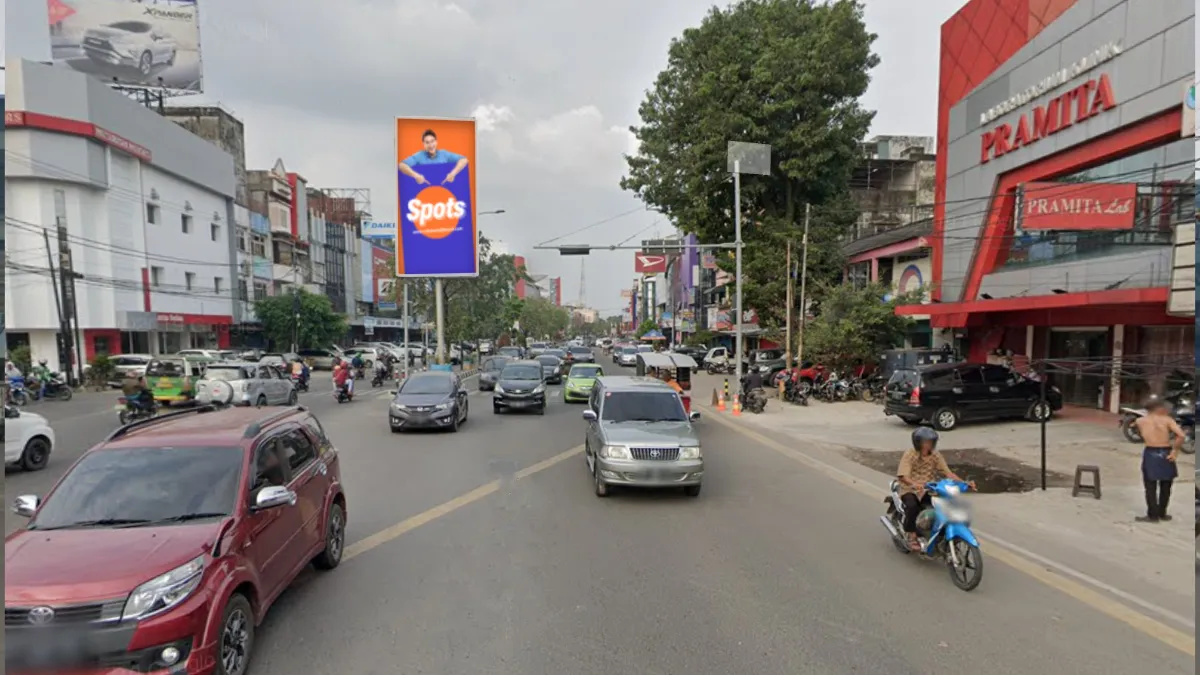 Sewa Billboard Palembang - Lokasi Strategis di Jl. Veteran Simpang Taman Siswa
