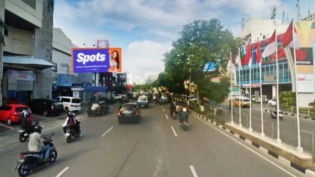 Sewa Billboard Balikpapan - Lokasi Strategis di Jl Jend. Sudirman