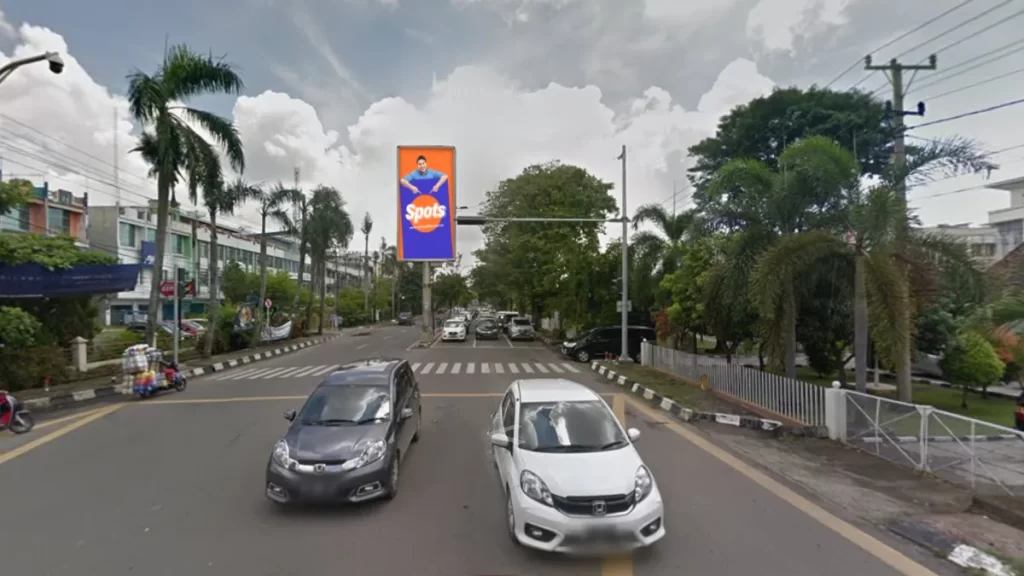Sewa Billboard Palembang - Jl. Veteran, Simpang Rajawali