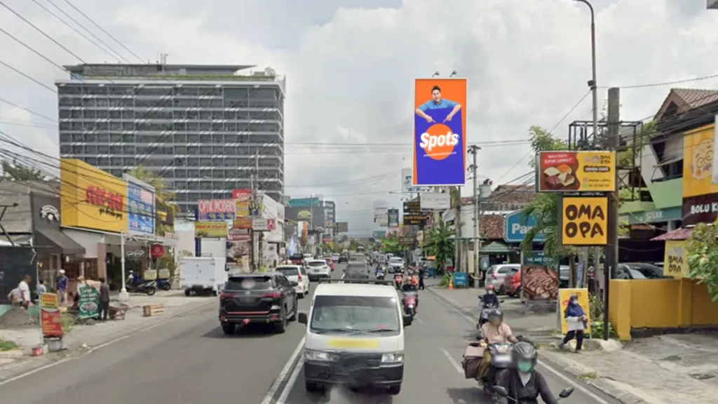 Sewa Billboard Yogyakarta Jl. Kaliurang Km. 5 (Sisi Selatan)