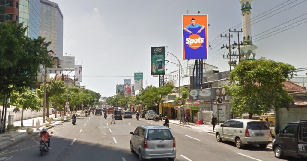 Sewa Billboard Surabaya Jl Embong Malang Depan Bank Mas