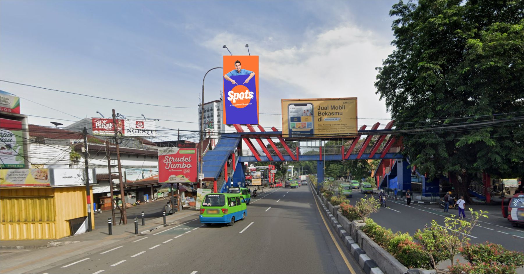 Sewa Billboard Jl. Padjajaran (Depan Ngesti) Kota Bogor